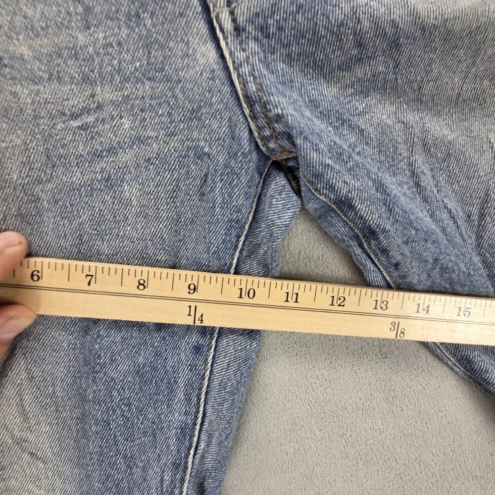 Edwin Jeans Mens 30x33 Blue Selvedge 505XX Regular Straight Light Wash Zip Fly